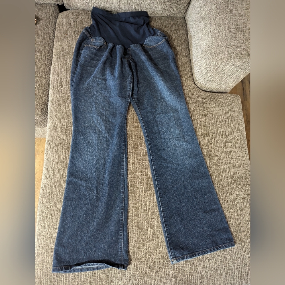 Indigo Blue Maternity Jeans Size L